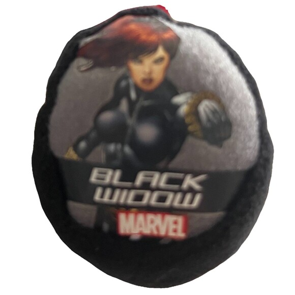 Build A Bear Buddies 8" Marvel Black Widow Bear Mini Plush EUC - Picture 2 of 4